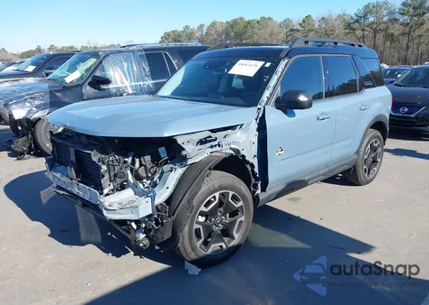 2024 Ford Bronco Sport Outer Banks from USA, damaged, VIN 3FMCR9C62RRE5372